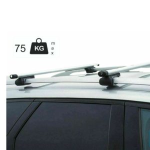 1.2m Aluminium Raised Rails Roof Bars