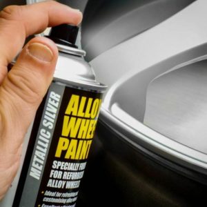 E-Tech Car Alloy Wheel Paint 400ML - Metallic Silver