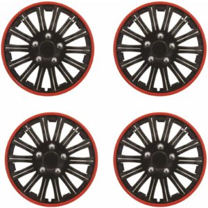 Streetwize 15" Wheel Trim Cover Lightning Red