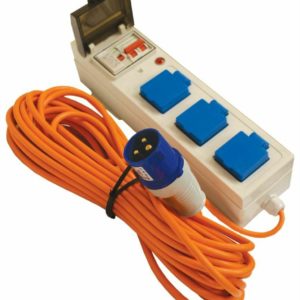 Leisurewize Mains Site Extension Lead 25A RCD Trip