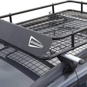 Streetwize Cargo Roof Tray With Wind Deflector 120cm x 97cm x 15cm