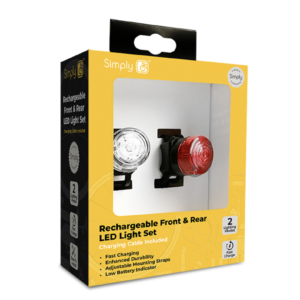 Super Bright Rechargeable Front & Rear Lights