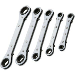 5pc METRIC RATCHET RING SET
