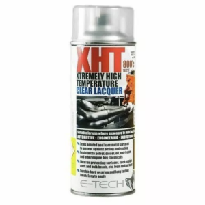 E-TECH XHT HIGH TEMP PAINT - CLEAR LACQUER
