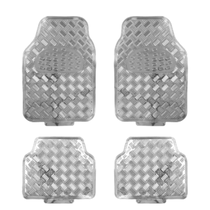 Checker Plate mat Silver