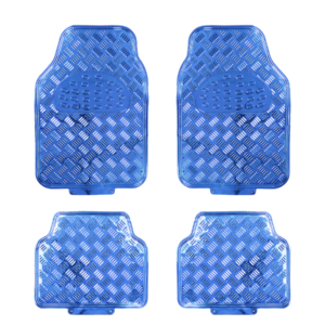 Checker Plate mat Blue