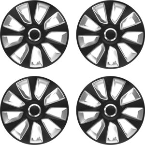 Stratos Black / Silver 14" Wheel Trims