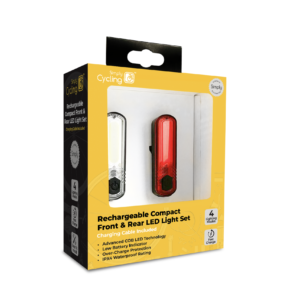 Rechargeable Compact Front & Rear Lights