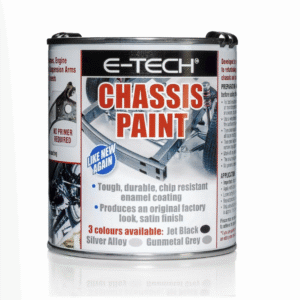 E - Tech Gun Metal Chassis paint - 500ml
