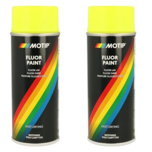 Motip - Flourecent Yellow paint 400mlX2
