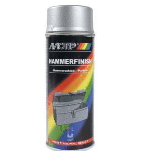 Motip - Hammer Finish Paint -  Silver 400ml