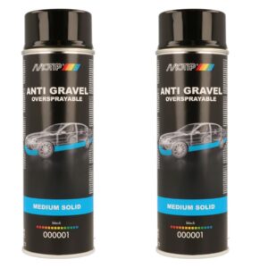 Motip - Sprayable Stone Chip Black 500mlX2
