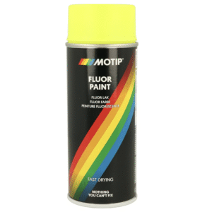 Motip - Flourecent Yellow paint 400ml