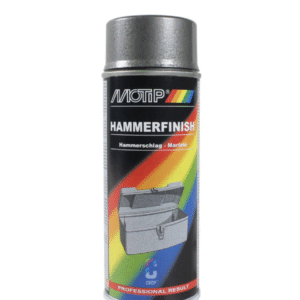 Motip - Hammer Finish Paint - Grey 400ml
